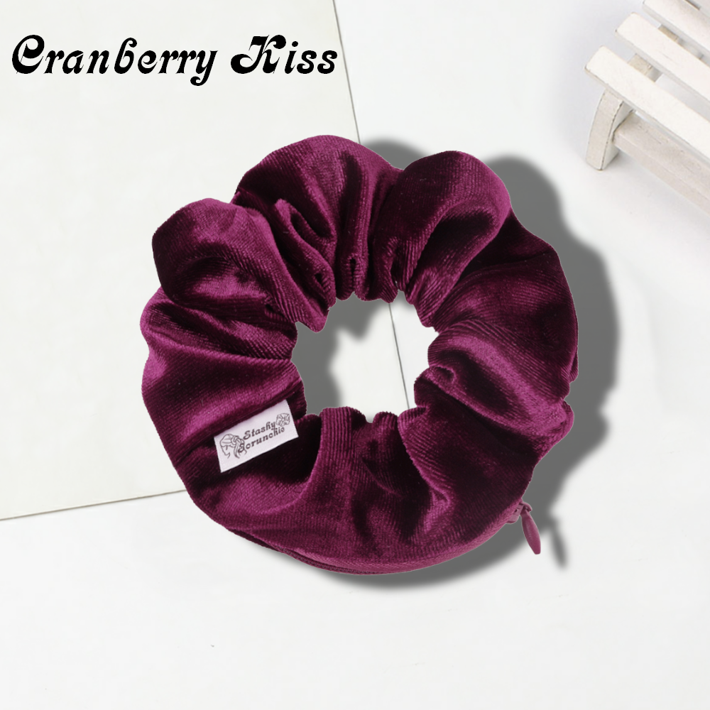 Cranberry Kiss Stashy Scrunchie