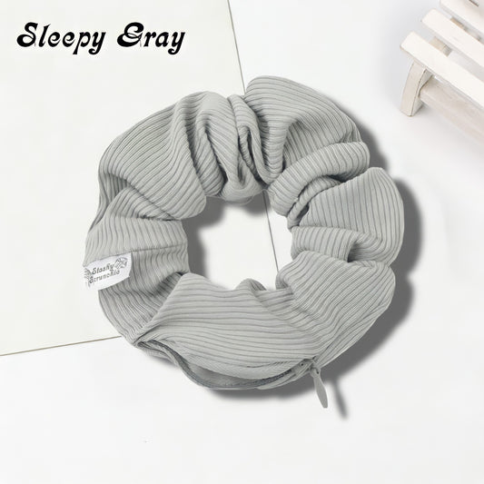 Stashy Scrunchie - Sleepy Gray