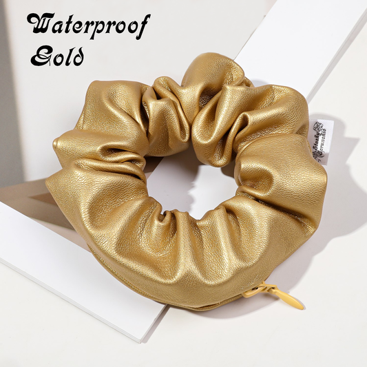 Stashy Scrunchie - Waterproof Gold